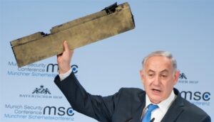 نتانياهو خلال مشاركته الأخيرة في مؤتمر ميونخ للأمن