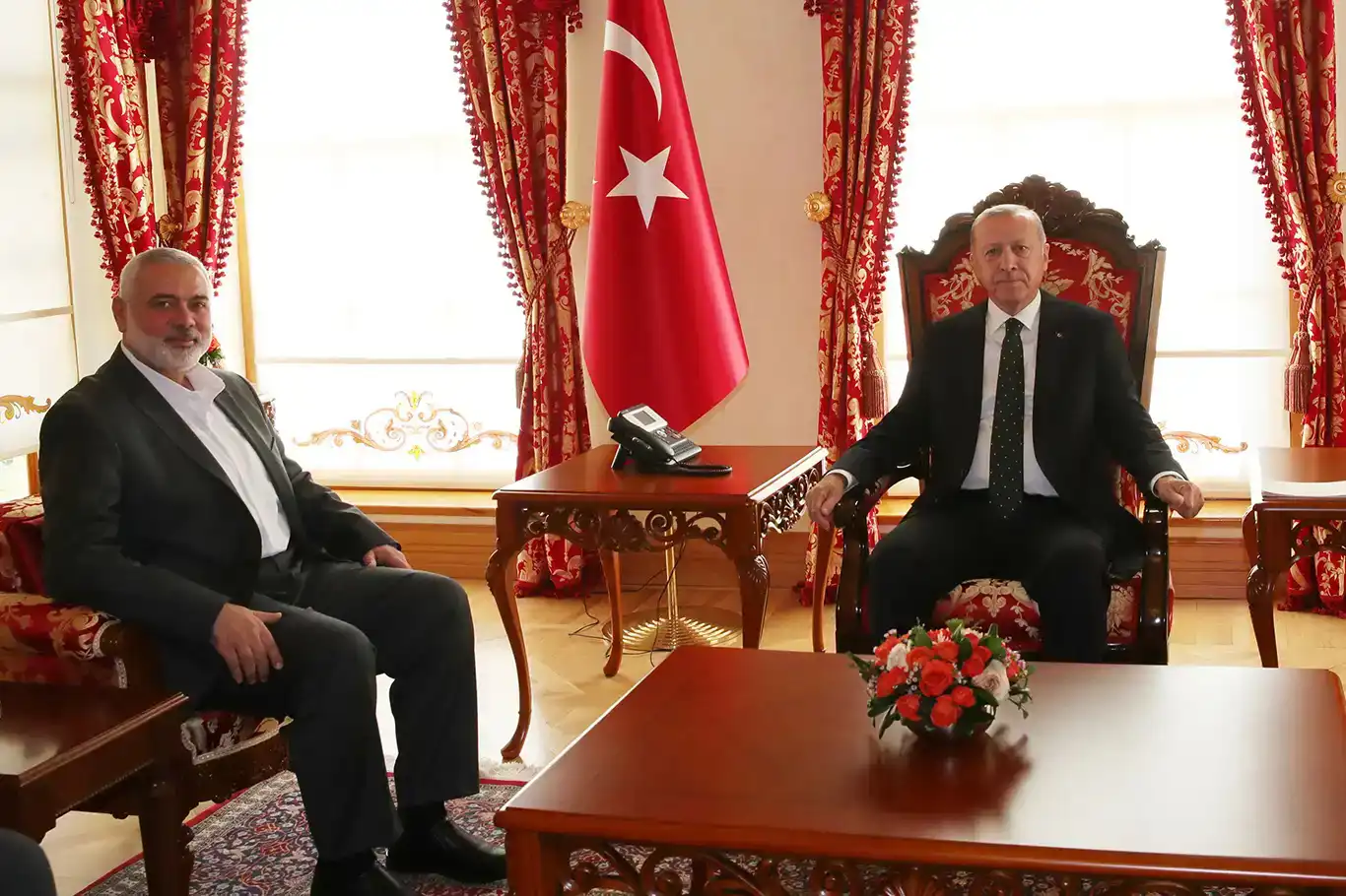 اردوغان يستقبل إسماعيل هنية