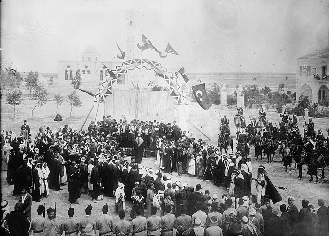 إحتفال إنشاء مدينة بير السبع عام 1906