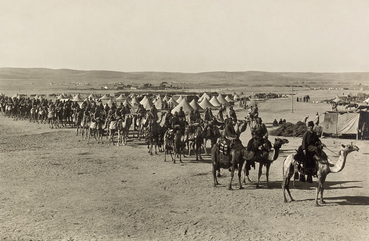 سلاح الهجَّانة العُثماني سنة 1915م
