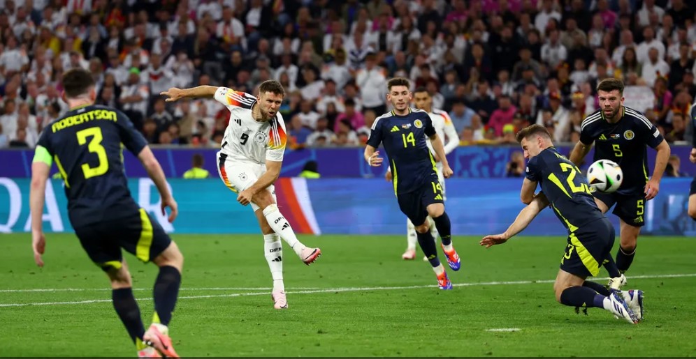شاهد: المانيا 5 اسكتلندا 1 في افتتاح يورو 24