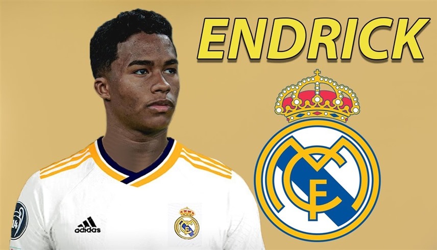 تقديم إندريك لاعباً في ريال مدريد 27 يوليو
