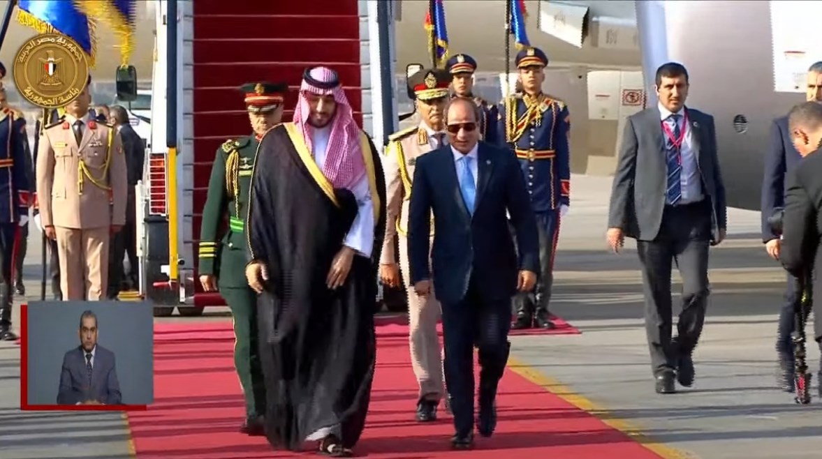 السيسي يستقبل بن سلمان في القاهرة