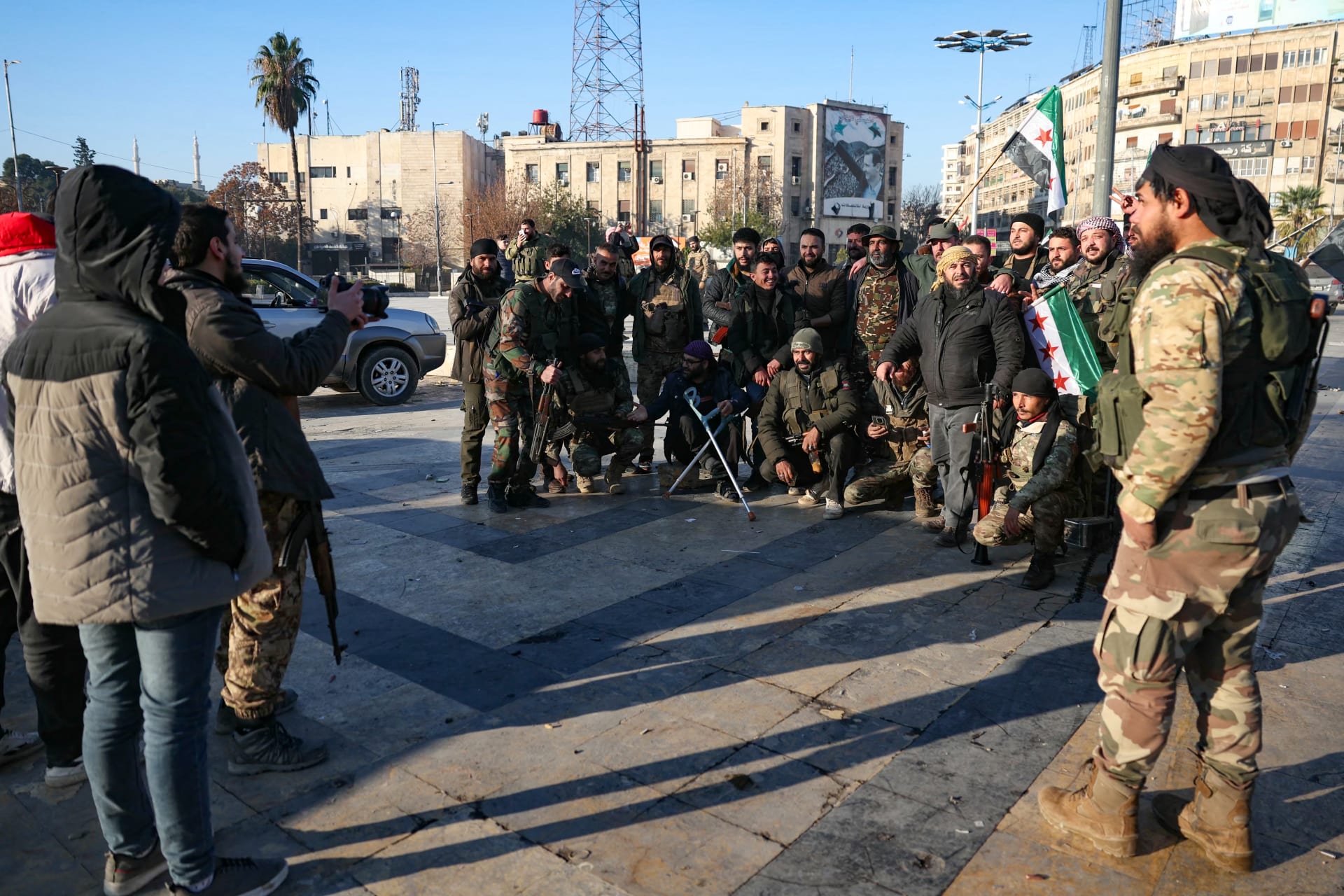 فصائل السويداء تمنع رتلا أمنيا من دخول المدينة