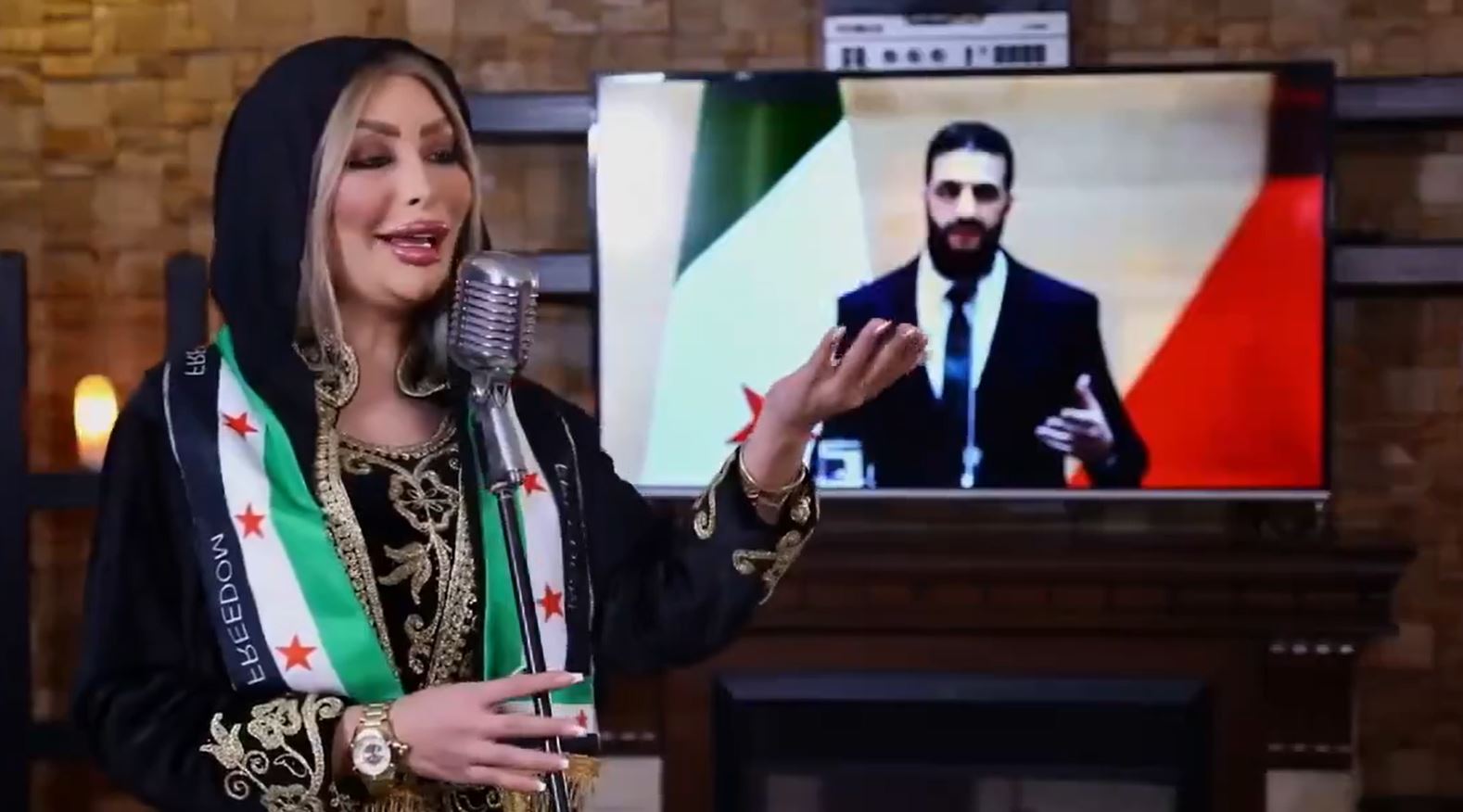 شاهد: اغنية مثيرة تمجد احمد الشرع