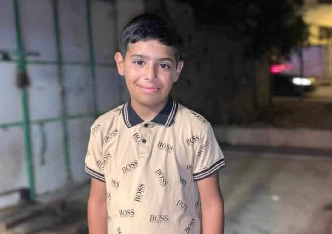 استشهاد الطفل الفلسطيني  صدام حسين إياد