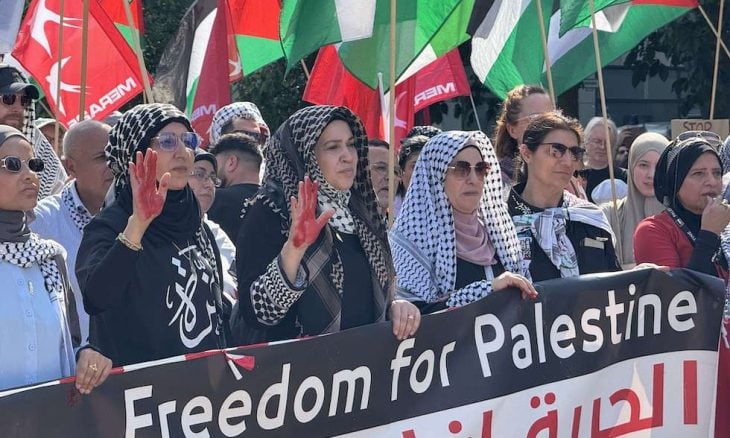 برلين : مظاهرة تضامن مع فلسطين بمشاركة يهود ألمان