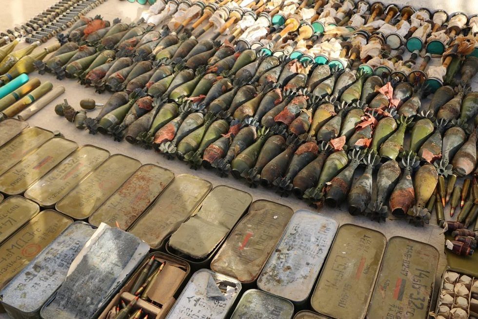 سوريا : ضبط أسلحة وقذائف هاون في القرداحة