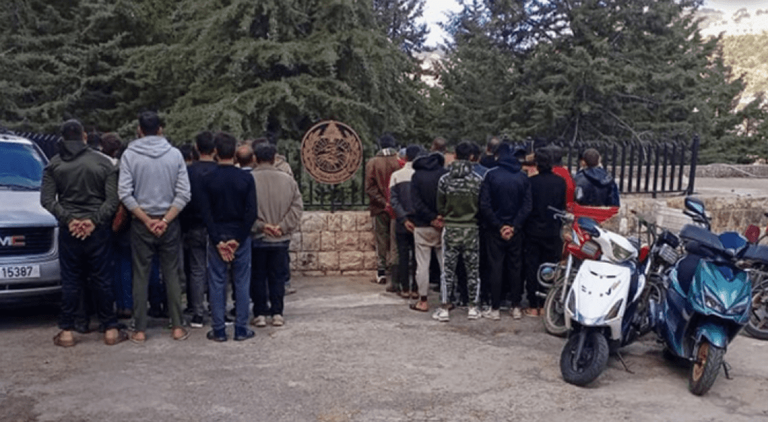 لبنان : توقيف 56 سورياً تجولوا بدون أوراق ثبوتية