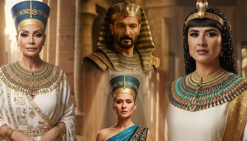 نجوم الفن يتألقون بالزي الفرعوني احتفالاً بالمتحف المصري الكبير – السياسي