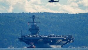 حاملة الطائرات الأمريكية يو أس أس جيرالد فورد