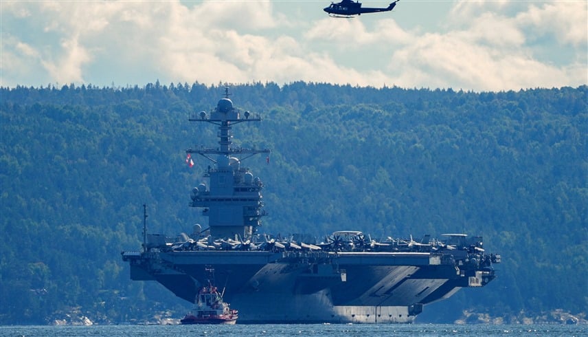 حاملة الطائرات الأمريكية يو أس أس جيرالد فورد