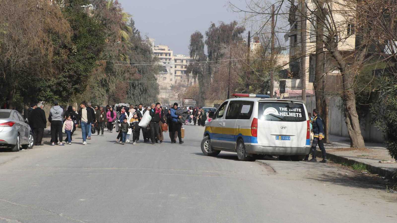 إجلاء 3 آلاف مدني من أحياء حلب السورية