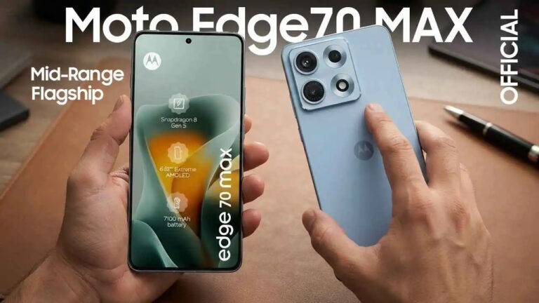 موتورولا تستعد لإطلاق Edge 70 Max بسعر منافس