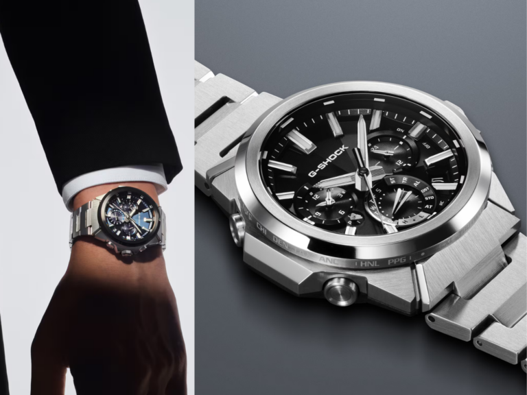 كاسيو تطلق ساعتي G-Steel جديدتين بوزن أخف وشحن شمسي