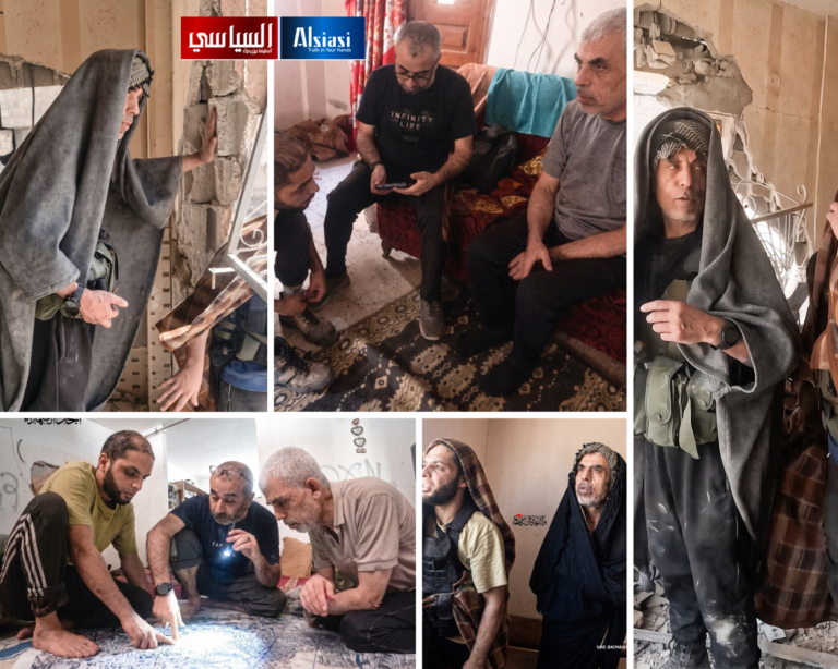مشاهد جديدة ليحيى السنوار ومرافقيه قبل استشهادهم – فيديو